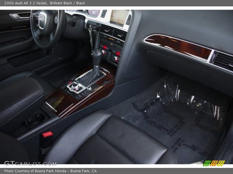 Brilliant Black / Black 2009 Audi A6 3.2 Sedan