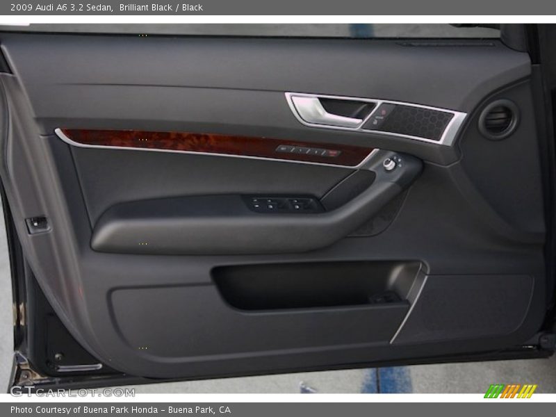 Brilliant Black / Black 2009 Audi A6 3.2 Sedan