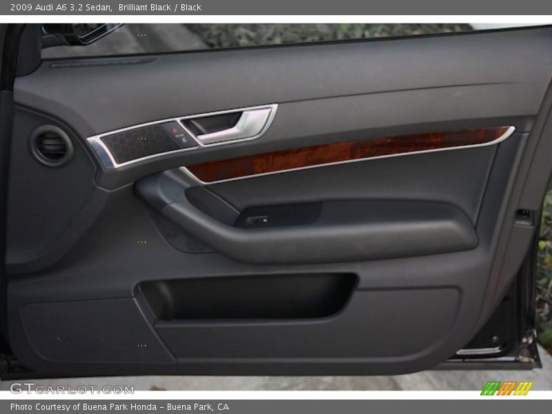 Brilliant Black / Black 2009 Audi A6 3.2 Sedan