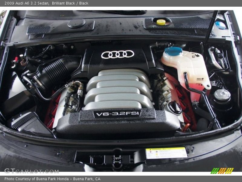 Brilliant Black / Black 2009 Audi A6 3.2 Sedan