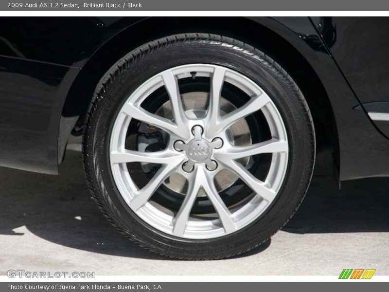 Brilliant Black / Black 2009 Audi A6 3.2 Sedan