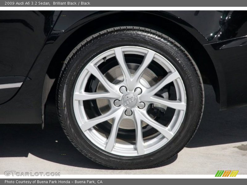 Brilliant Black / Black 2009 Audi A6 3.2 Sedan