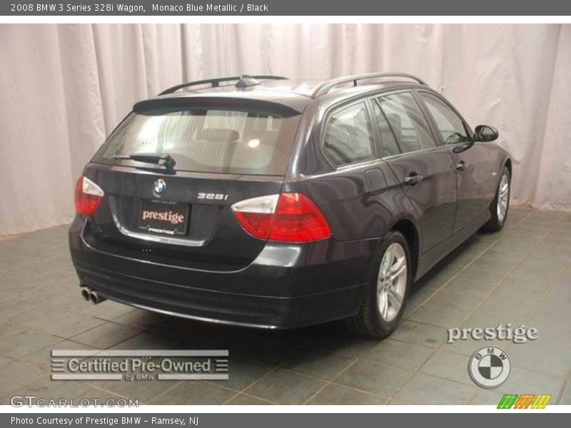 Monaco Blue Metallic / Black 2008 BMW 3 Series 328i Wagon