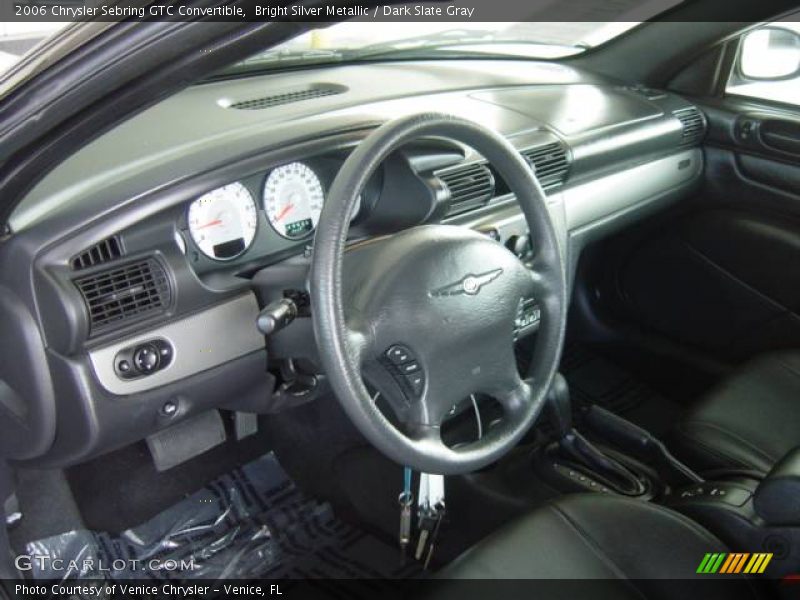 Bright Silver Metallic / Dark Slate Gray 2006 Chrysler Sebring GTC Convertible