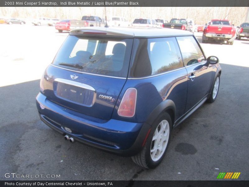 Indi Blue Metallic / Lapis Blue/Panther Black 2003 Mini Cooper S Hardtop