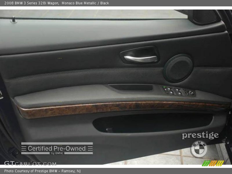 Monaco Blue Metallic / Black 2008 BMW 3 Series 328i Wagon