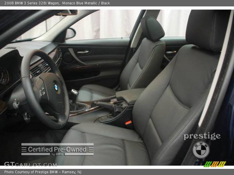 Monaco Blue Metallic / Black 2008 BMW 3 Series 328i Wagon