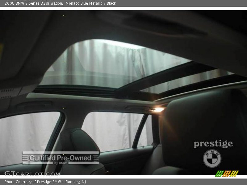Monaco Blue Metallic / Black 2008 BMW 3 Series 328i Wagon