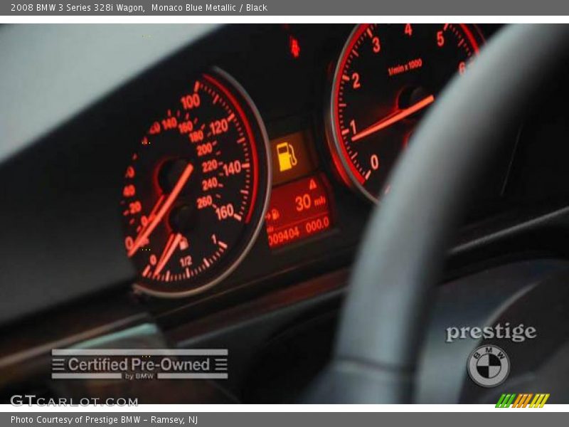 Monaco Blue Metallic / Black 2008 BMW 3 Series 328i Wagon