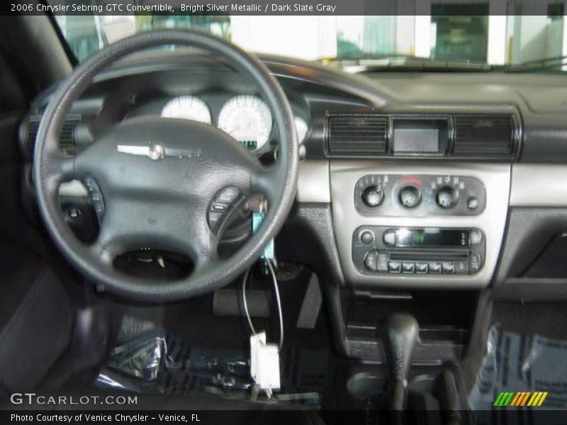 Bright Silver Metallic / Dark Slate Gray 2006 Chrysler Sebring GTC Convertible