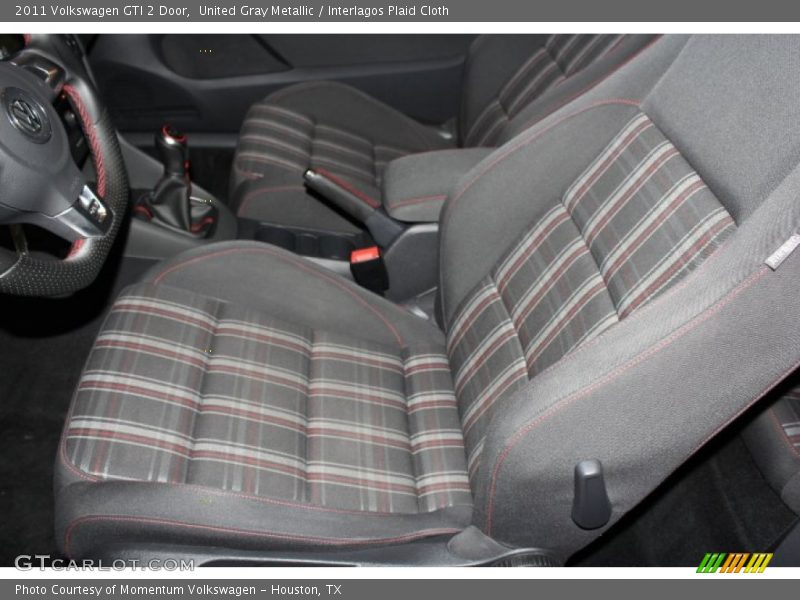 United Gray Metallic / Interlagos Plaid Cloth 2011 Volkswagen GTI 2 Door