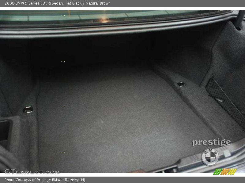 Jet Black / Natural Brown 2008 BMW 5 Series 535xi Sedan