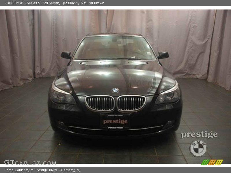 Jet Black / Natural Brown 2008 BMW 5 Series 535xi Sedan