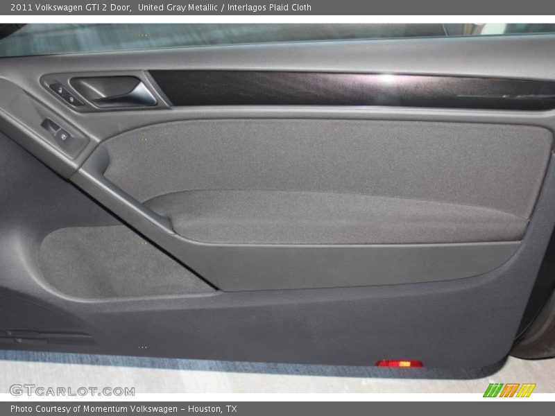 United Gray Metallic / Interlagos Plaid Cloth 2011 Volkswagen GTI 2 Door