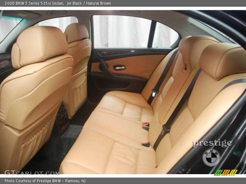 Jet Black / Natural Brown 2008 BMW 5 Series 535xi Sedan