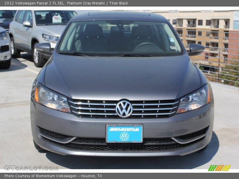 Platinum Gray Metallic / Titan Black 2012 Volkswagen Passat 2.5L SEL