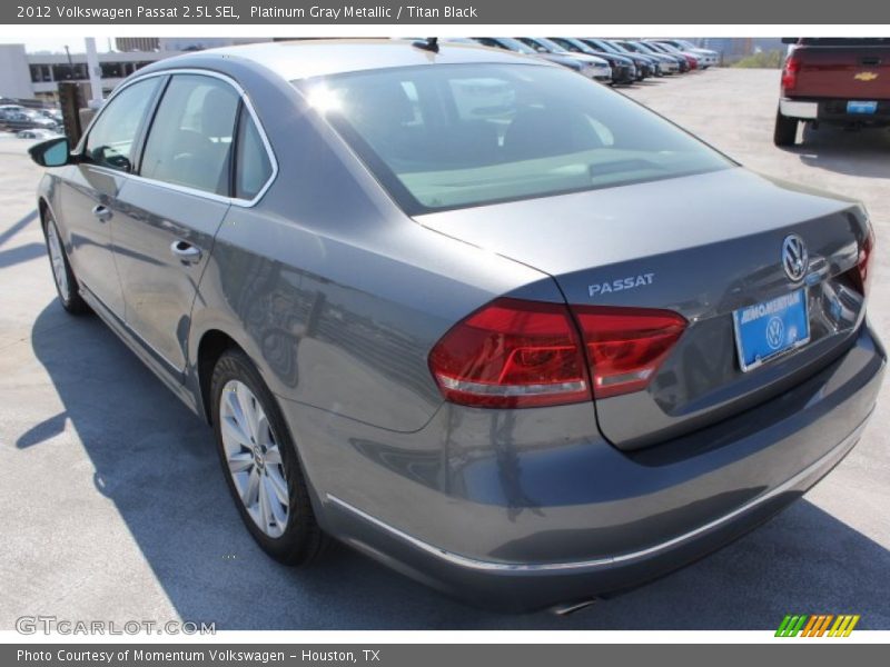 Platinum Gray Metallic / Titan Black 2012 Volkswagen Passat 2.5L SEL