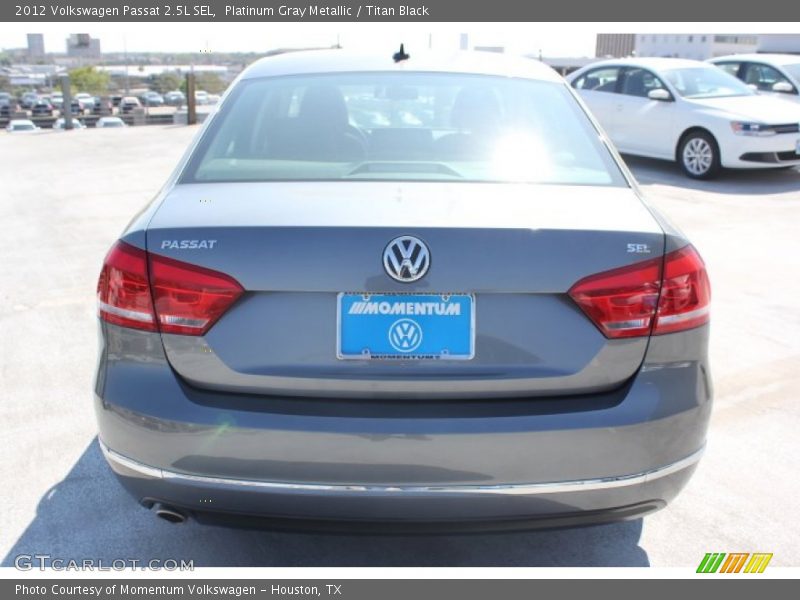 Platinum Gray Metallic / Titan Black 2012 Volkswagen Passat 2.5L SEL