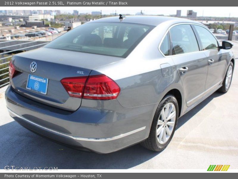 Platinum Gray Metallic / Titan Black 2012 Volkswagen Passat 2.5L SEL
