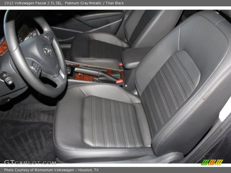 Platinum Gray Metallic / Titan Black 2012 Volkswagen Passat 2.5L SEL