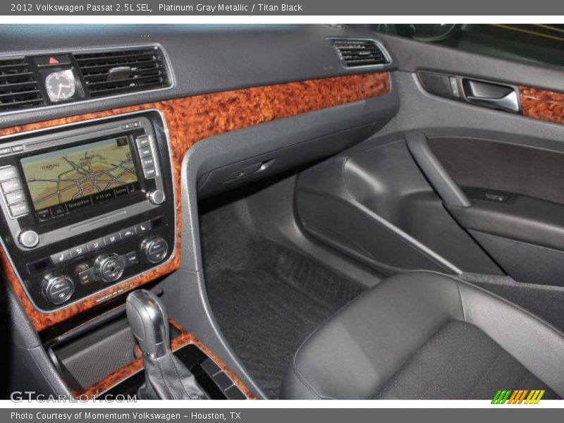 Platinum Gray Metallic / Titan Black 2012 Volkswagen Passat 2.5L SEL