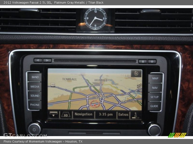Platinum Gray Metallic / Titan Black 2012 Volkswagen Passat 2.5L SEL