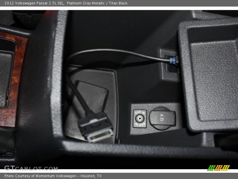 Platinum Gray Metallic / Titan Black 2012 Volkswagen Passat 2.5L SEL