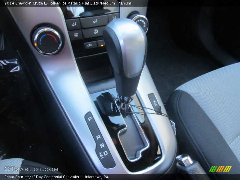 Silver Ice Metallic / Jet Black/Medium Titanium 2014 Chevrolet Cruze LS