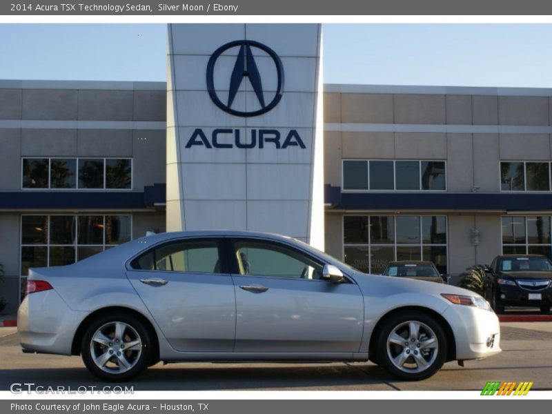 Silver Moon / Ebony 2014 Acura TSX Technology Sedan