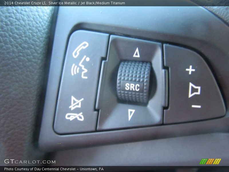 Silver Ice Metallic / Jet Black/Medium Titanium 2014 Chevrolet Cruze LS
