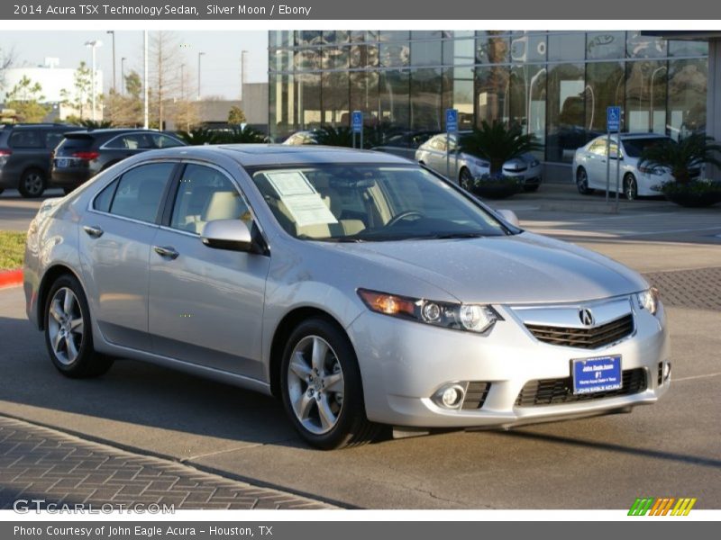 Silver Moon / Ebony 2014 Acura TSX Technology Sedan
