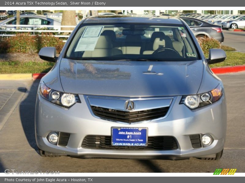 Silver Moon / Ebony 2014 Acura TSX Technology Sedan