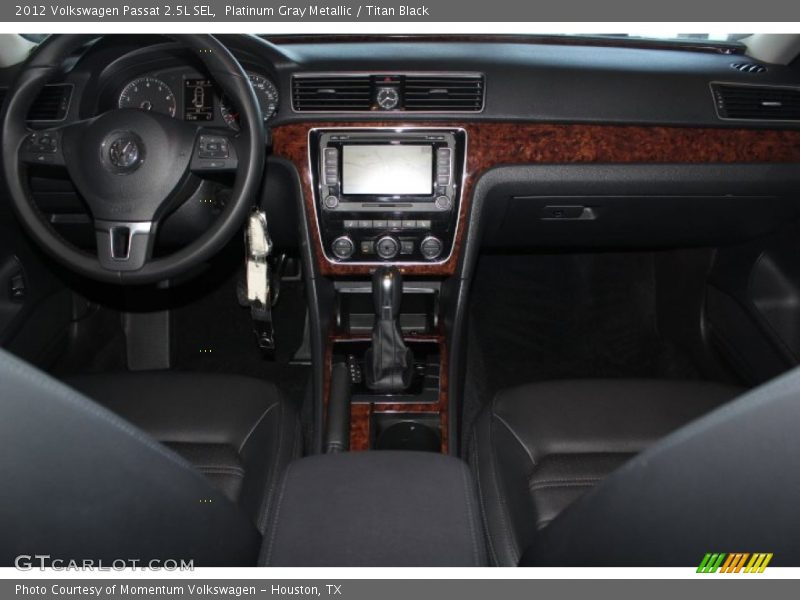 Platinum Gray Metallic / Titan Black 2012 Volkswagen Passat 2.5L SEL