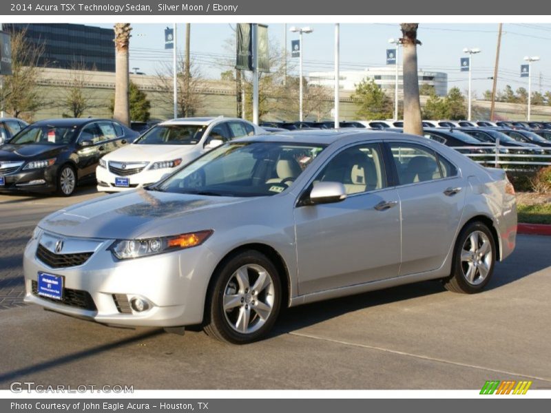 Silver Moon / Ebony 2014 Acura TSX Technology Sedan