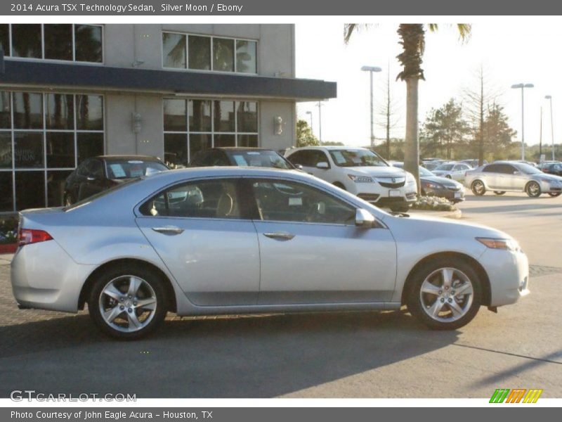 Silver Moon / Ebony 2014 Acura TSX Technology Sedan