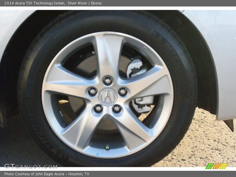 Silver Moon / Ebony 2014 Acura TSX Technology Sedan