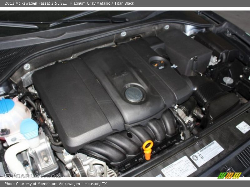 Platinum Gray Metallic / Titan Black 2012 Volkswagen Passat 2.5L SEL