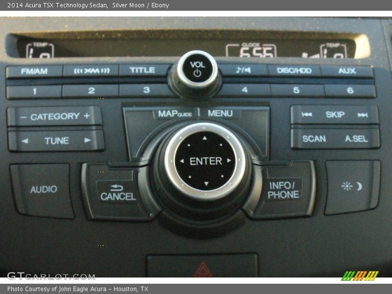 Silver Moon / Ebony 2014 Acura TSX Technology Sedan