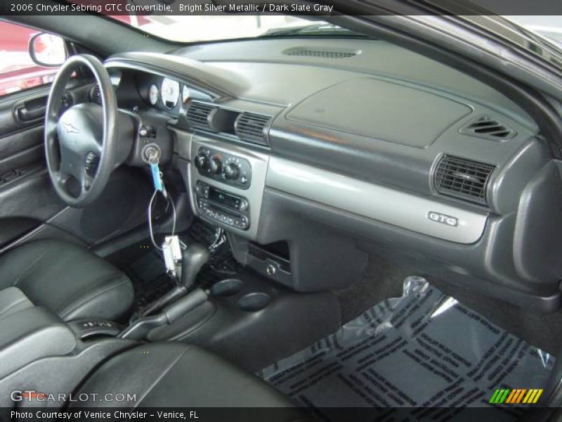 Bright Silver Metallic / Dark Slate Gray 2006 Chrysler Sebring GTC Convertible