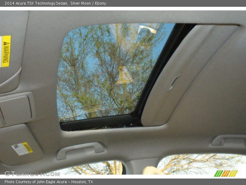Silver Moon / Ebony 2014 Acura TSX Technology Sedan