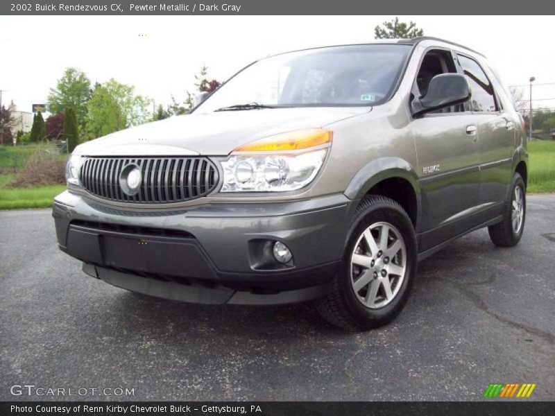 Pewter Metallic / Dark Gray 2002 Buick Rendezvous CX