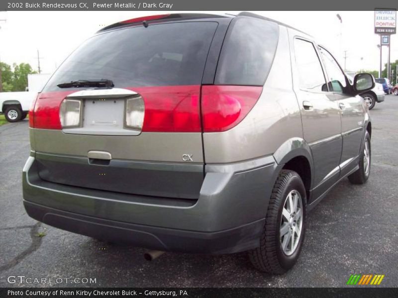 Pewter Metallic / Dark Gray 2002 Buick Rendezvous CX