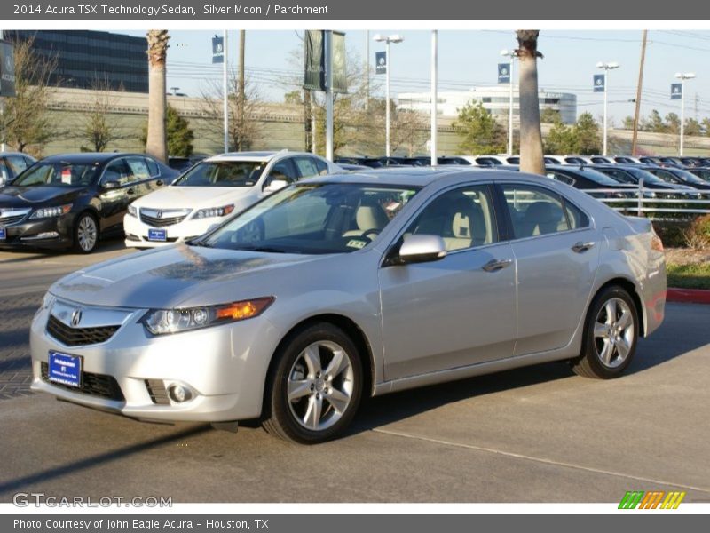 Silver Moon / Parchment 2014 Acura TSX Technology Sedan