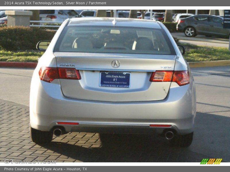 Silver Moon / Parchment 2014 Acura TSX Technology Sedan