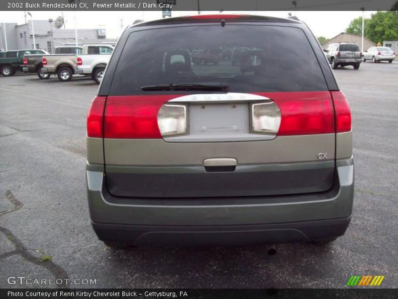 Pewter Metallic / Dark Gray 2002 Buick Rendezvous CX