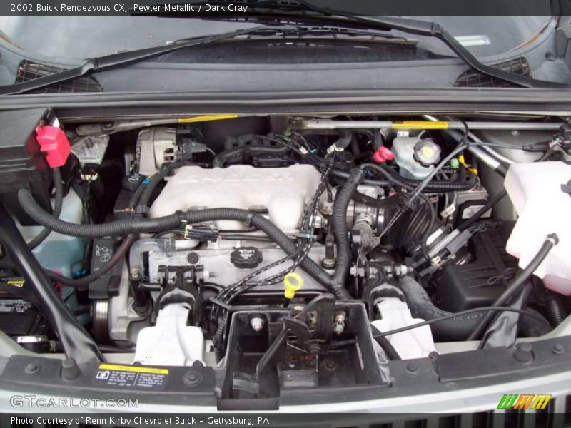 Pewter Metallic / Dark Gray 2002 Buick Rendezvous CX