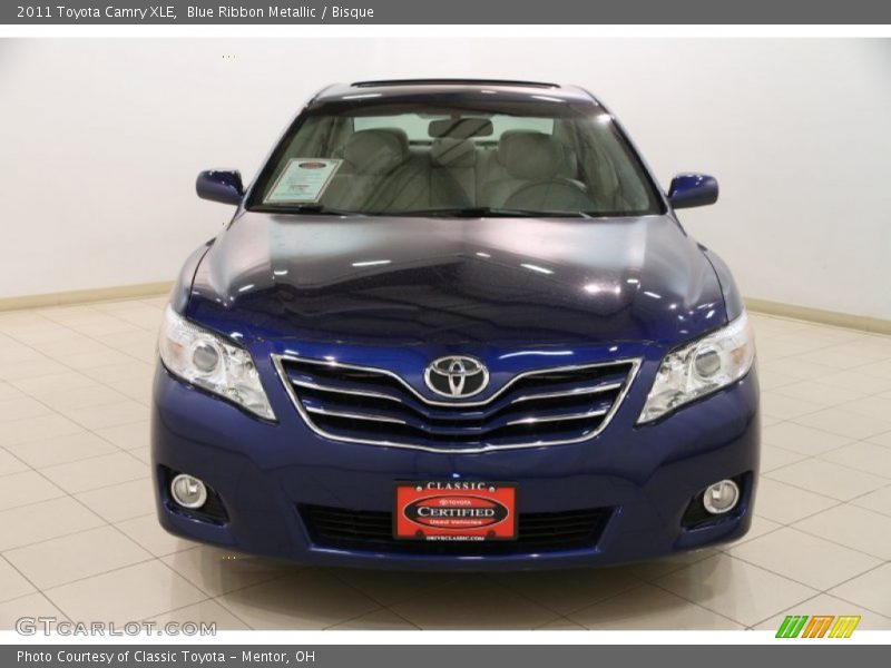Blue Ribbon Metallic / Bisque 2011 Toyota Camry XLE