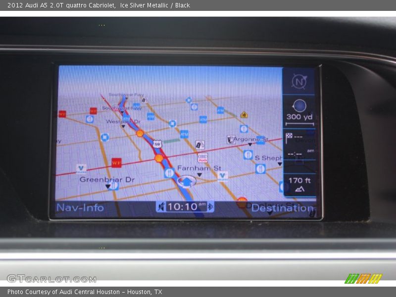 Ice Silver Metallic / Black 2012 Audi A5 2.0T quattro Cabriolet