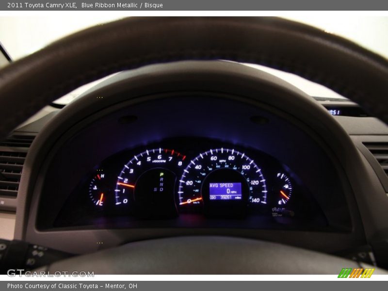 Blue Ribbon Metallic / Bisque 2011 Toyota Camry XLE