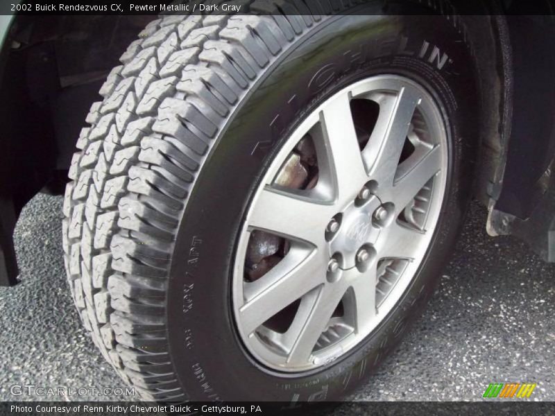Pewter Metallic / Dark Gray 2002 Buick Rendezvous CX